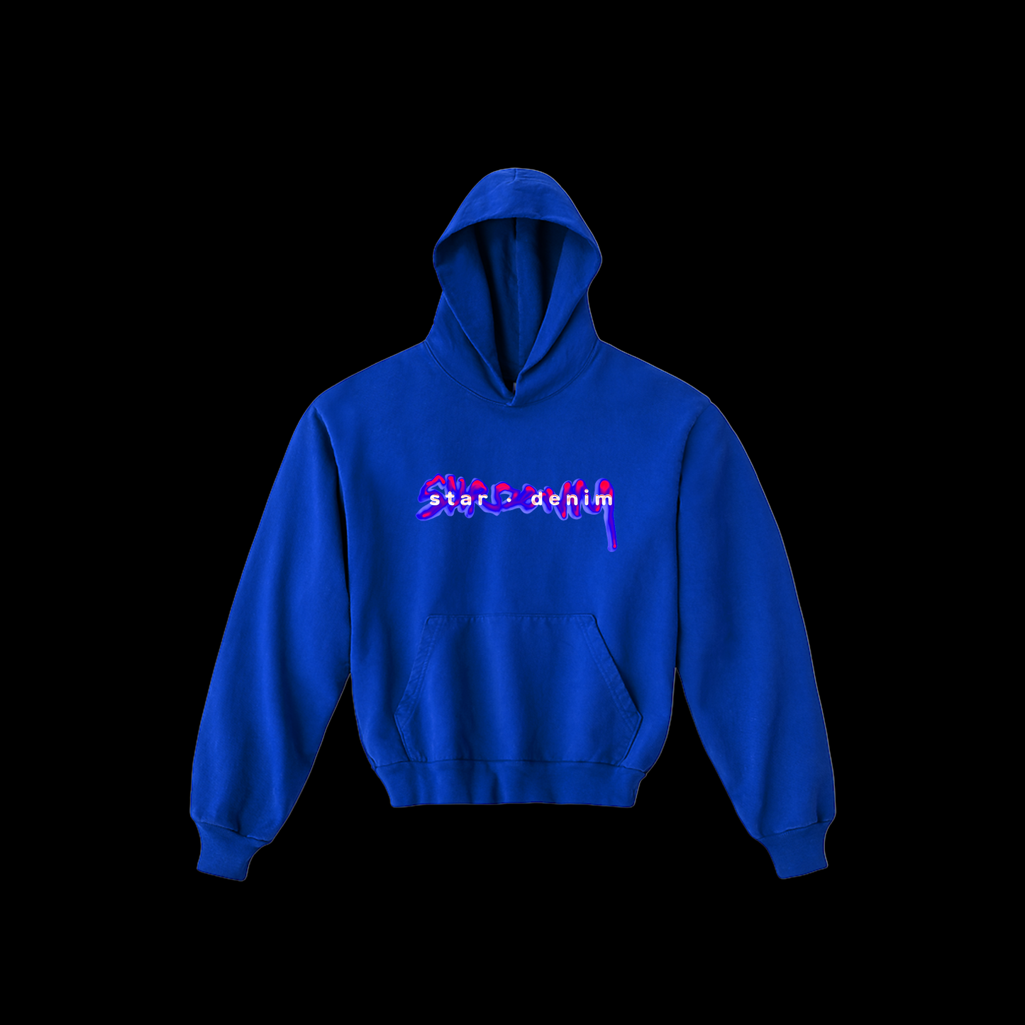 BLU RAZZ STARDENIM HOODIE