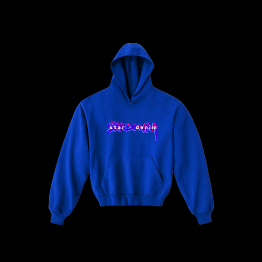 BLU RAZZ STARDENIM HOODIE